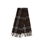 Burberry Brown Alpaca Vicugna Pacos Scarf