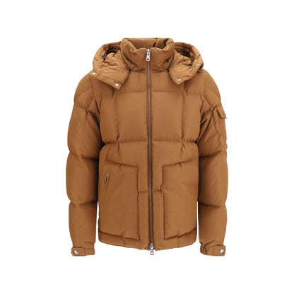 Moncler Brown Polyester Full-Length Jacket