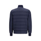 Moncler Blue Wool Oves Aries Shell Jacket