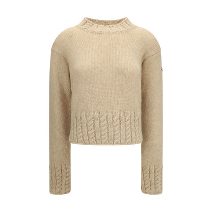 Moncler Beige Alpaca Vicugna Pacos Turtleneck