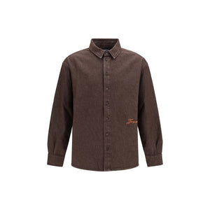 Jacquemus Brown Denim Shirt
