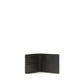 Prada Black Calf Leather Bos Taurus Wallet
