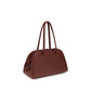 Jacquemus Bordeaux Calf Leather Bos Taurus Handbag