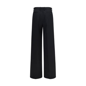 Fendi Black Cotton Casual Pants