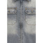 Off-White Gray Cotton Denim Jacket