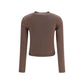 Jacquemus Brown Cotton Long Sleeve T-Shirt