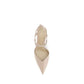 Fendi Beige Calf Leather Bos Taurus Pumps
