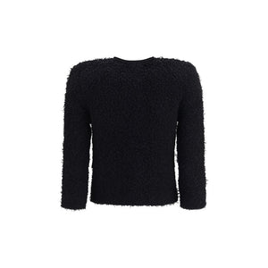 Balmain Black Viscose Shell Jacket