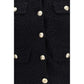 Balmain Black Viscose Shell Jacket