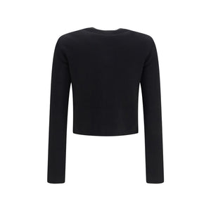 Balmain Black Viscose Cardigan