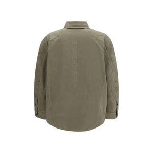 Off-White Bicolor Cotton Shell Jacket