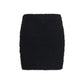 Balmain Black Viscose Mini Skirt