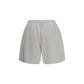 Balenciaga White Cotton Bermuda Shorts