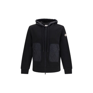 Moncler Black Cotton Sweatshirt