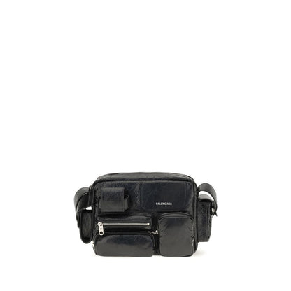 Balenciaga Black Lamb Ovis Aries Shoulder Bag