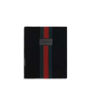 Gucci Black Wool Oves Aries Scarf
