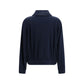 Brunello Cucinelli Blue Cotton Sweatshirt
