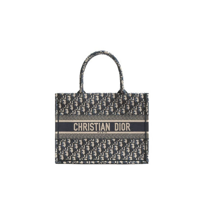 Dior Blue Cotton Tote Bag