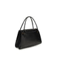 Versace Black Calf Leather Bos Taurus Shoulder Bag