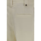 Versace Beige Wool Oves Aries Cropped Pants