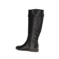 Tory Burch Black Calf Leather Bos Taurus Lace-Up Boots