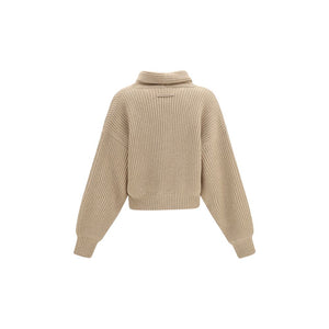 Tory Burch Beige Wool Oves Aries Cardigan
