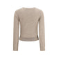Tory Burch Beige Wool Oves Aries Sweatshirt