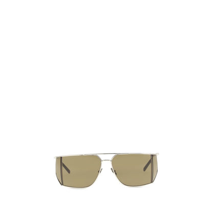 Saint Laurent Silver Metal Sunglasses