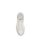 Burberry White Calf Leather Bos Taurus Low Top Sneakers