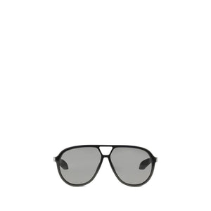 Alexander McQueen Black Acetate Sunglasses