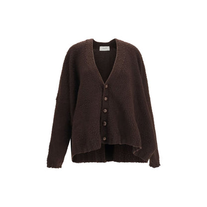 Golden Goose Brown Wool Oves Aries Cardigan