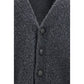 Golden Goose Gray Wool Oves Aries Cardigan