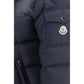 Moncler Blue Goose Down Full-Length Jacket