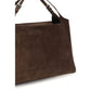 Brunello Cucinelli Brown Suede Leather Handbag