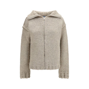 Prada Gray Wool Oves Aries Cardigan