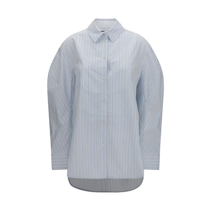 Jacquemus Blue Cotton Dress Shirt