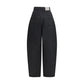 Balenciaga Black Cotton Casual Pants