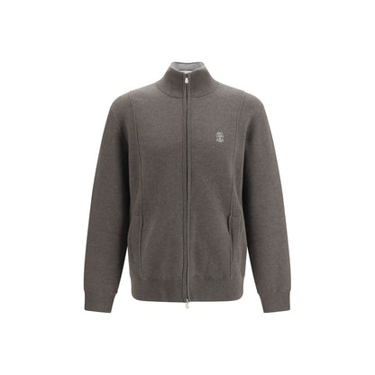 Brunello Cucinelli Bicolor Cashmere Hoodie