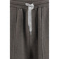 Brunello Cucinelli Bicolor Cashmere Athletic Pants