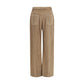 Brunello Cucinelli Brown Cotton Casual Pants