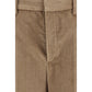Brunello Cucinelli Brown Cotton Casual Pants
