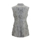 Brunello Cucinelli Gray Wool Oves Aries Sleeveless Jacket