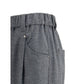Brunello Cucinelli Gray Wool Casual Pants