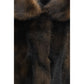 Brunello Cucinelli Brown Lambskin Full-Length Jacket