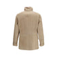 Brunello Cucinelli Beige Lambskin Full-Length Jacket