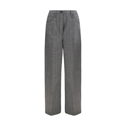 Prada Gray Wool Oves Aries Casual Pants