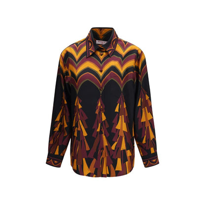 Emilio Pucci Multicolor Silk Pattern Shirt