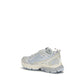Off-White Gray Fabric Athletic Sneakers