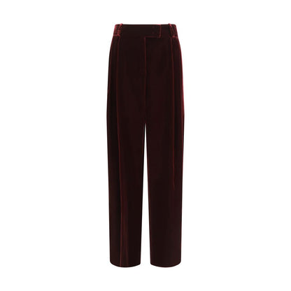 Giorgio Armani Bordeaux Viscose Dress Pants