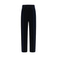 Giorgio Armani Blue Viscose Casual Pants